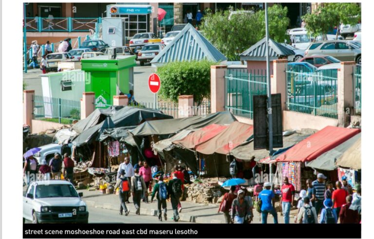 Street Vendors Evicted as Road Directorate Clears Moshoeshoe Road for Development