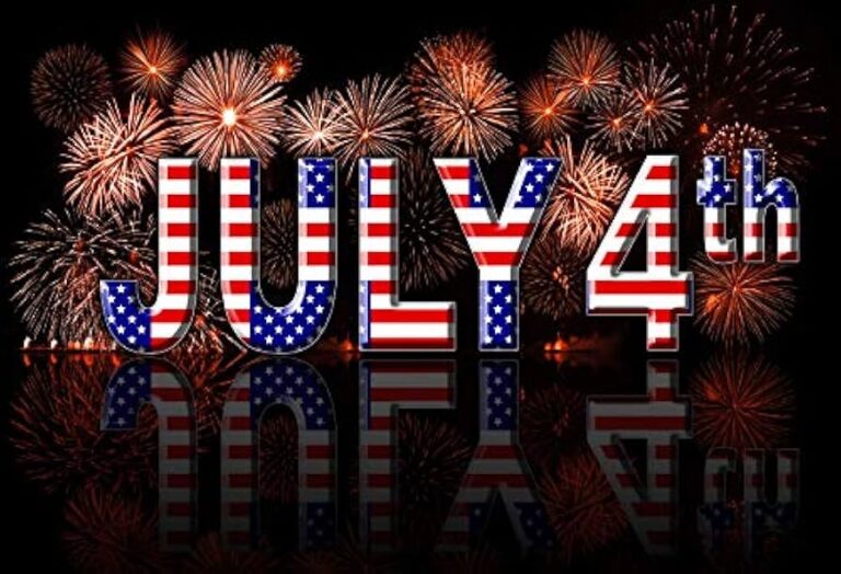 Fireworks dive on NY skyline on 4th of July