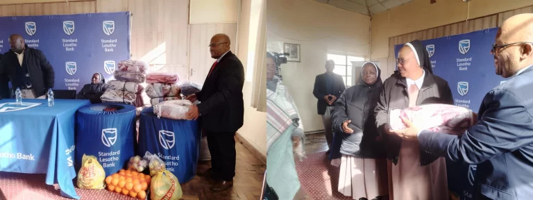 Standard Lesotho Bank gifts Elizabeth Bruyele Old Age Home