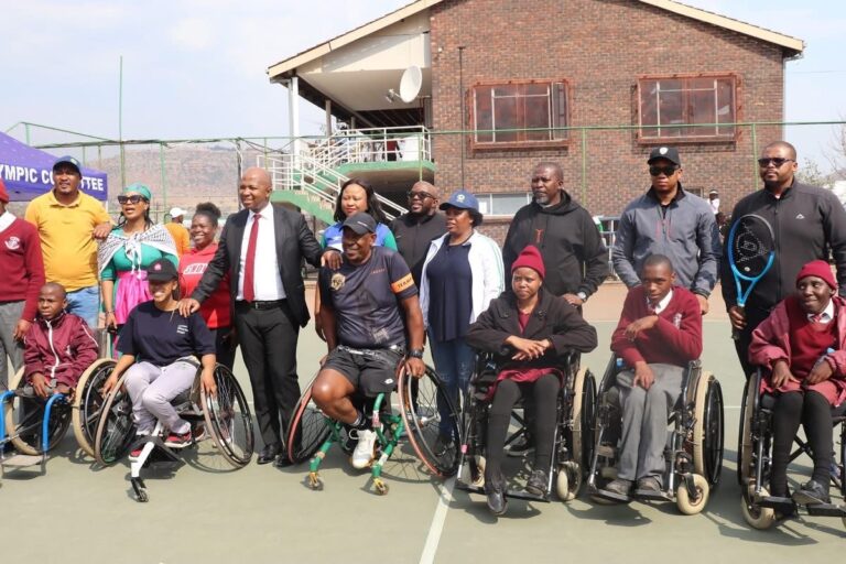 Lesotho Lawn Tennis Association Launches Wheelchair Tennis