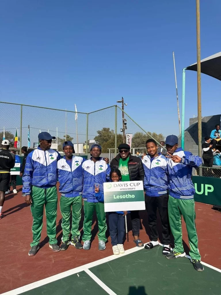 Lesotho Men’s Tennis Team Waves The Flag In Botswana