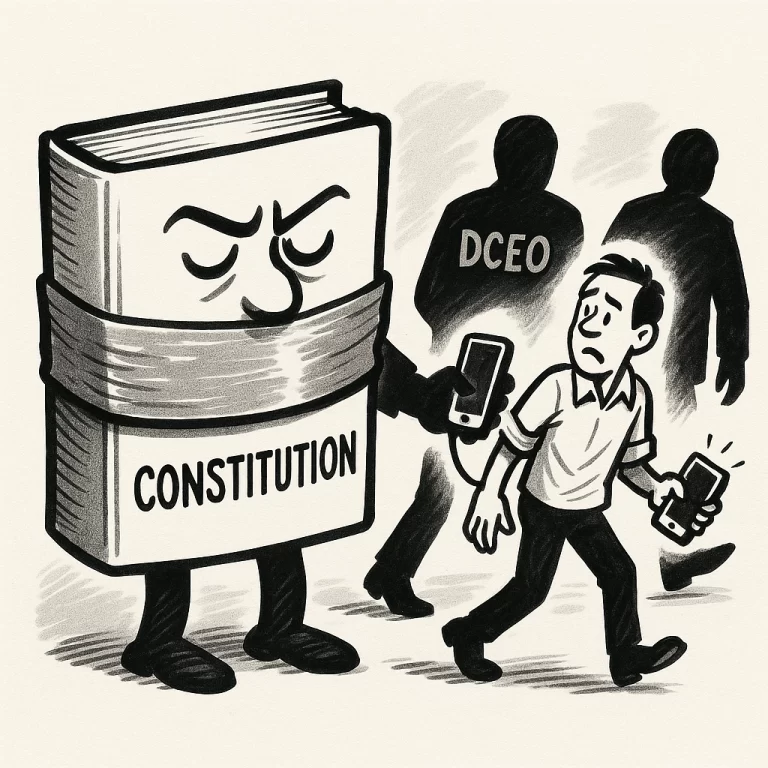 The Night the Constitution Was Mocked