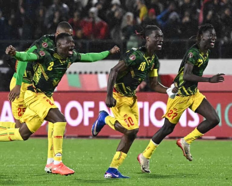 Phats’oane officiates in a historic AFCON match