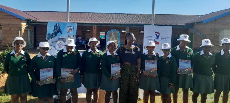 Holy Family High School Receives Sanitary Supplies and School Materials as International Russophile Movement Launches in Lesotho