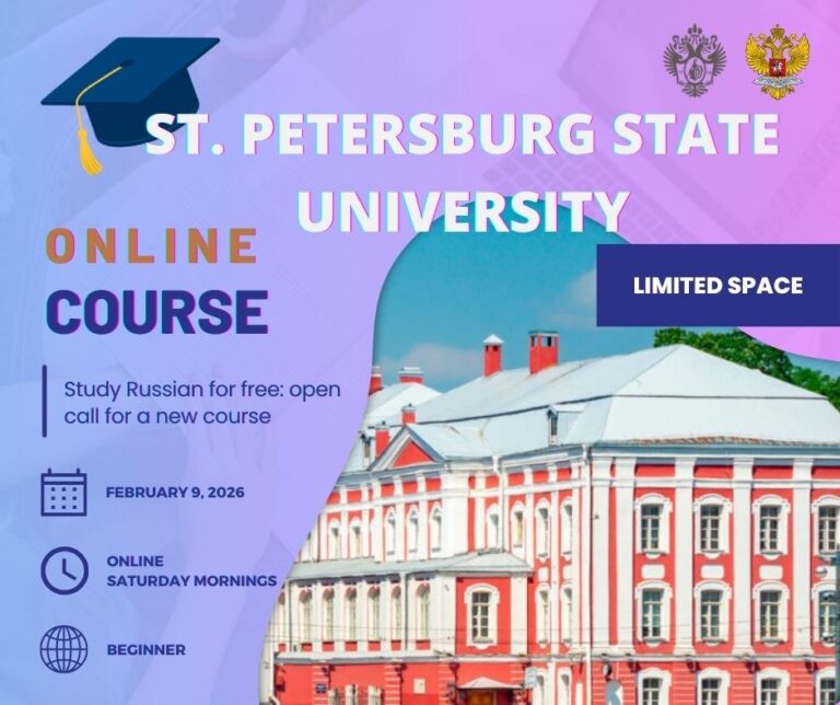 Free Online Russian Language Courses by SPbU 