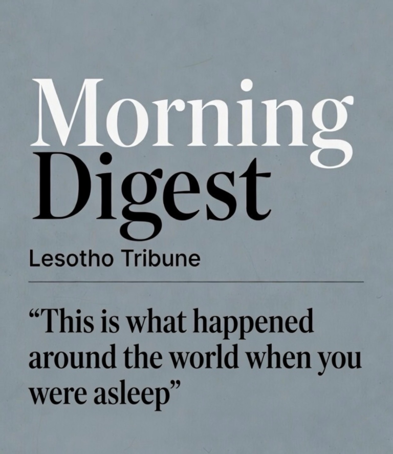 Morning Digest — 25 May 2026
